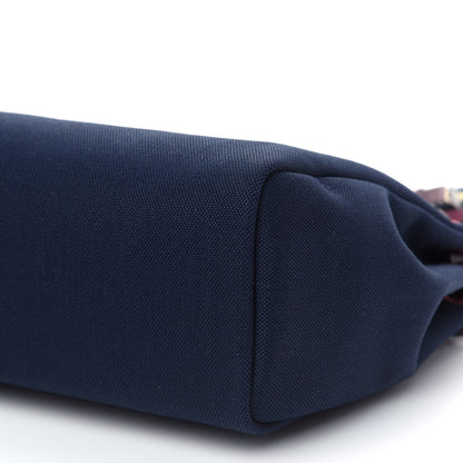 Hermes Toile Militaire Vache Hunter Herbag Zip Retourne 31 PM Rouge Sellier Bleu Marine 10 of 10