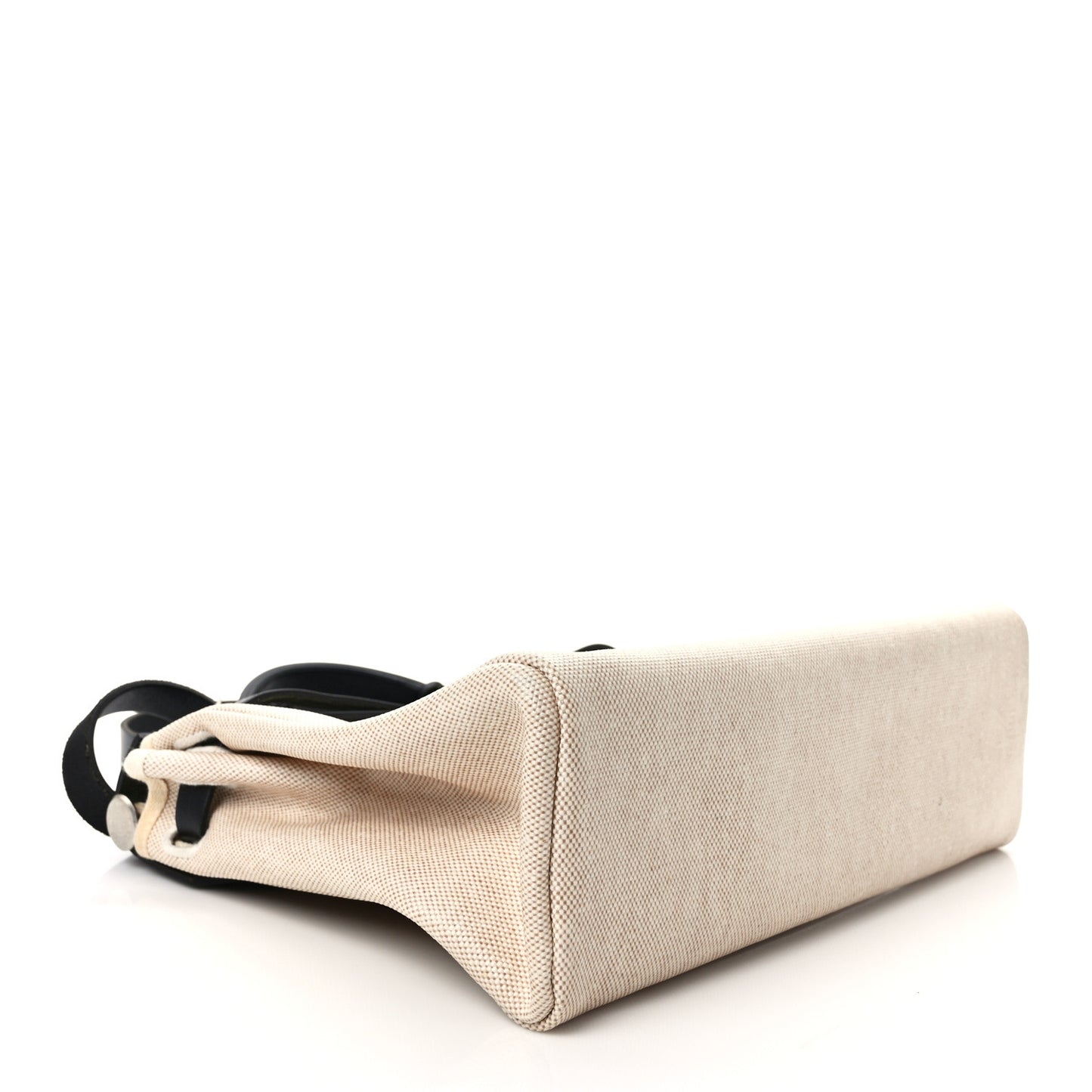 Toile Vache Calfskin Herbag 30 PM Ficelle Black