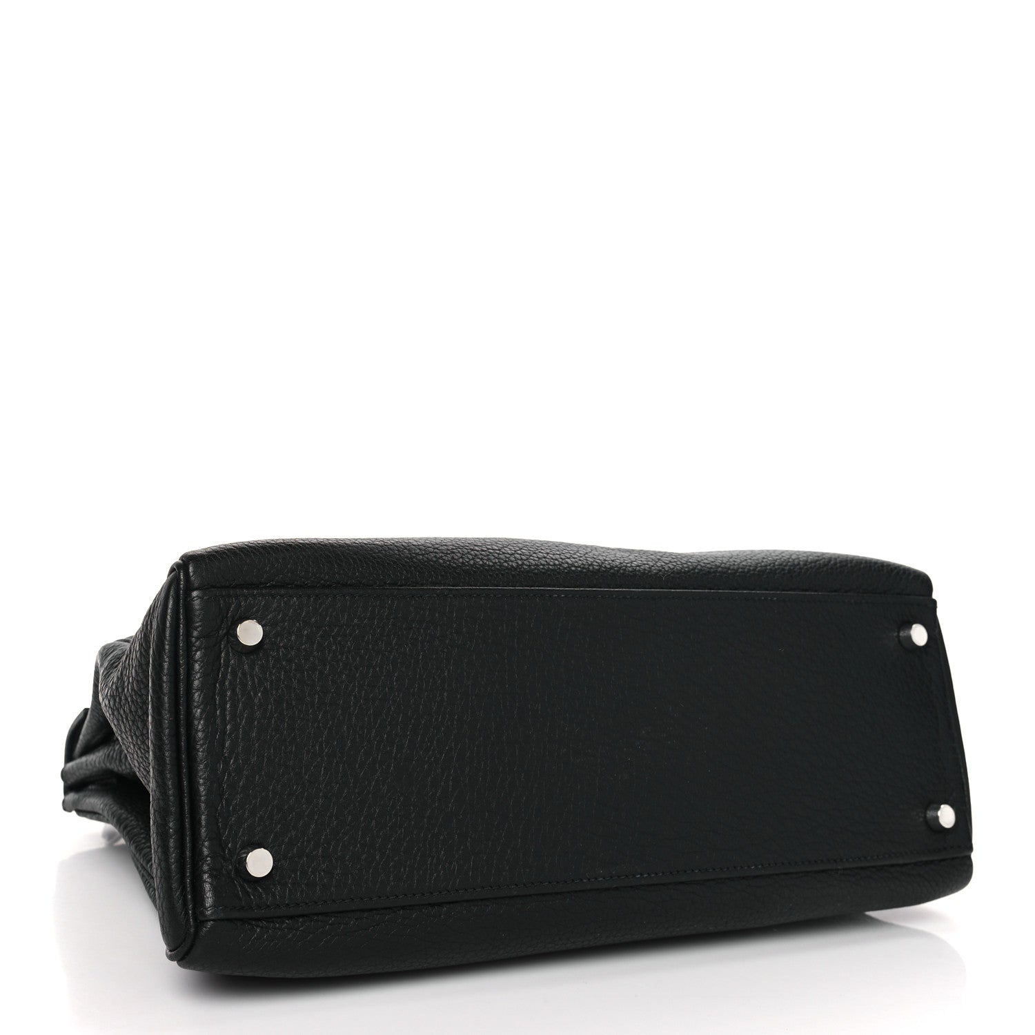 Hermes Taurillon Clemence Kelly Retourne 32 Black 4 of 9