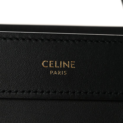 Celine Smooth Calfskin Nano Luggage Black 6 of 11