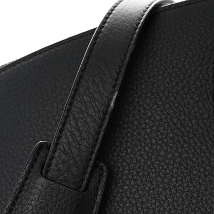 The Row Grained Calfskin George XL Duffle Bag Black 10 of 10