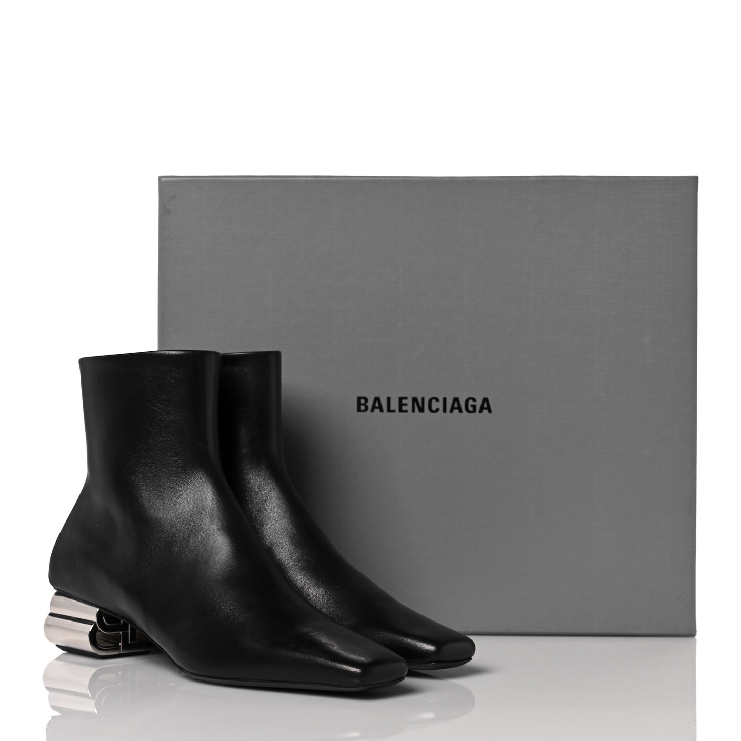Sheepskin Typo Ankle Booties 35.5 Black