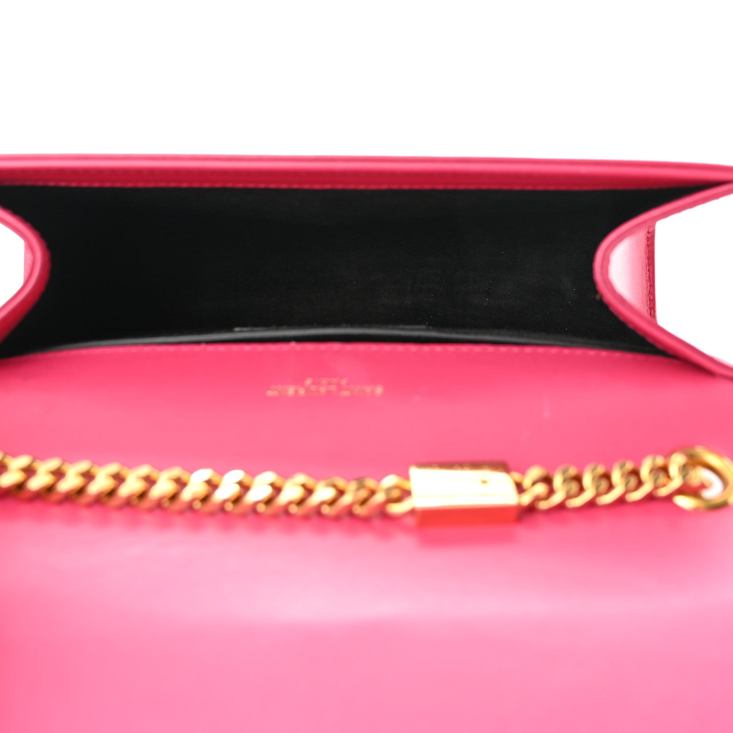 Saint Laurent Calfskin Small Classic Monogram Kate Tassel Satchel Lipstick Fuchsia 5 of 11