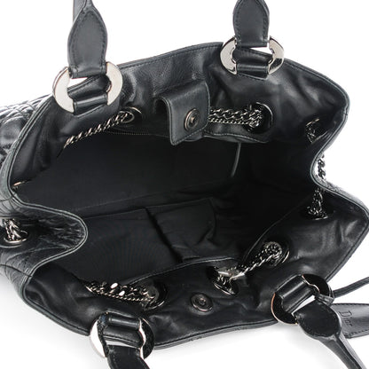 Christian Dior Lambskin Cannage Chri Chri Tote Black 5 of 7