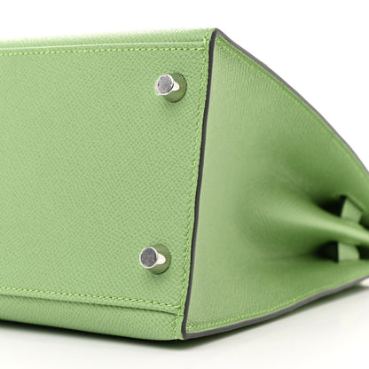 Hermes Epsom Kelly Sellier 28 Vert Criquet 10 of 11
