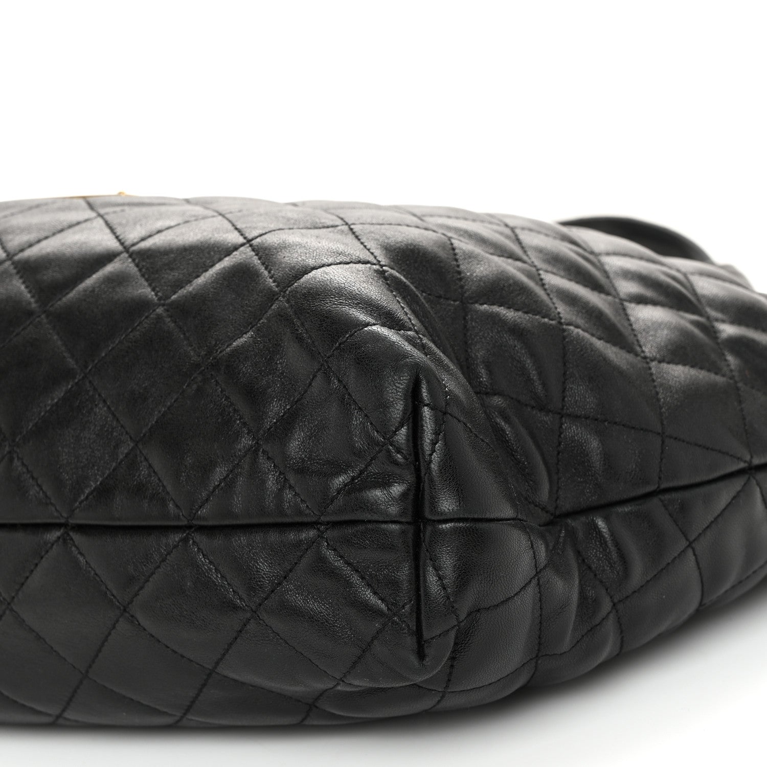Saint Laurent Lambskin Quilted Maxi Icare Shopping Tote Black 11 of 11