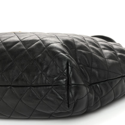 Saint Laurent Lambskin Quilted Maxi Icare Shopping Tote Black 11 of 11