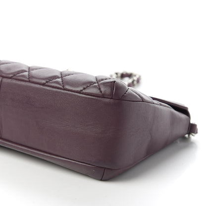 Chanel Lambskin Quilted Small Accordion Flap Light Purple 7 of 10