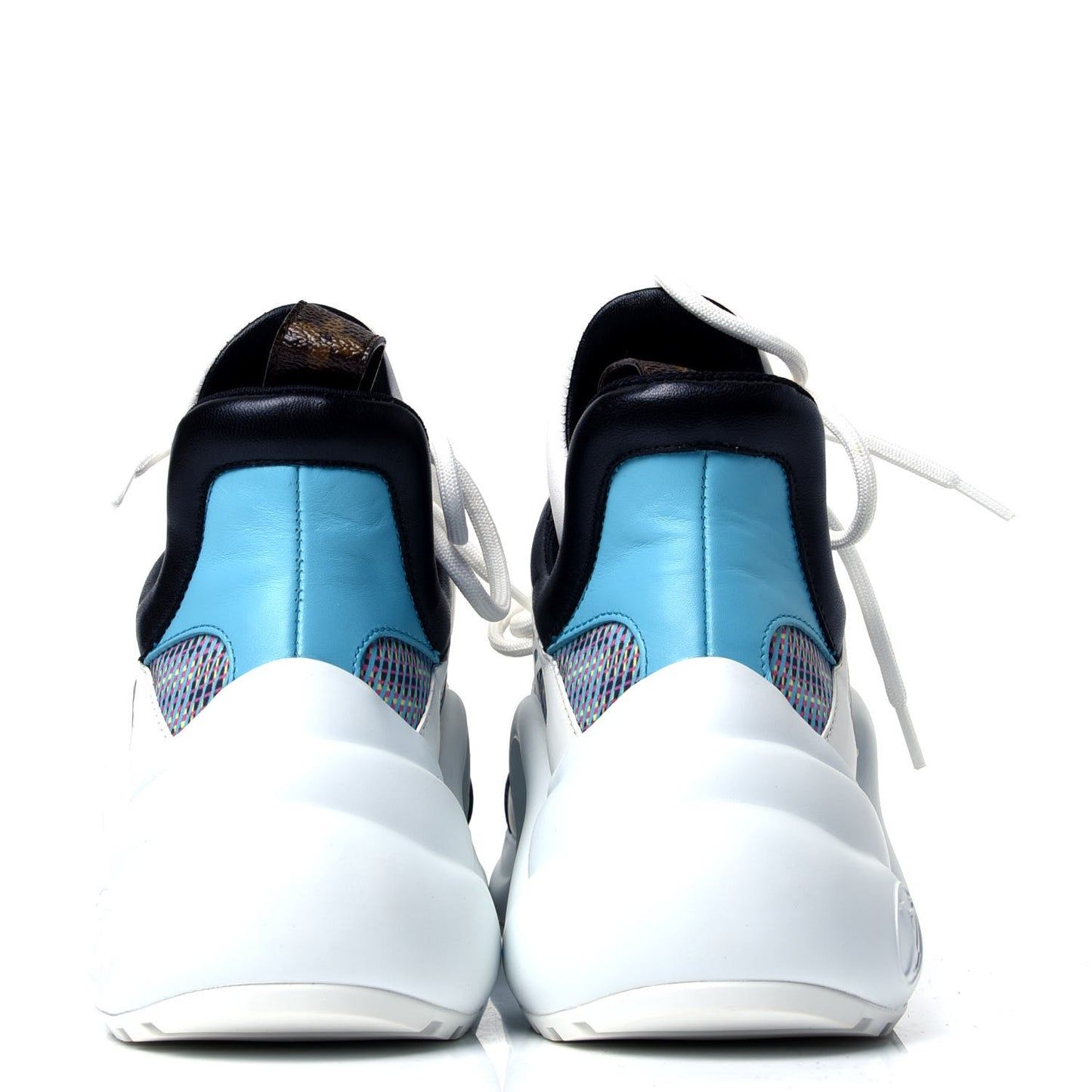 Calfskin Nylon LV Pop Archlight Sneaker 36 Blue
