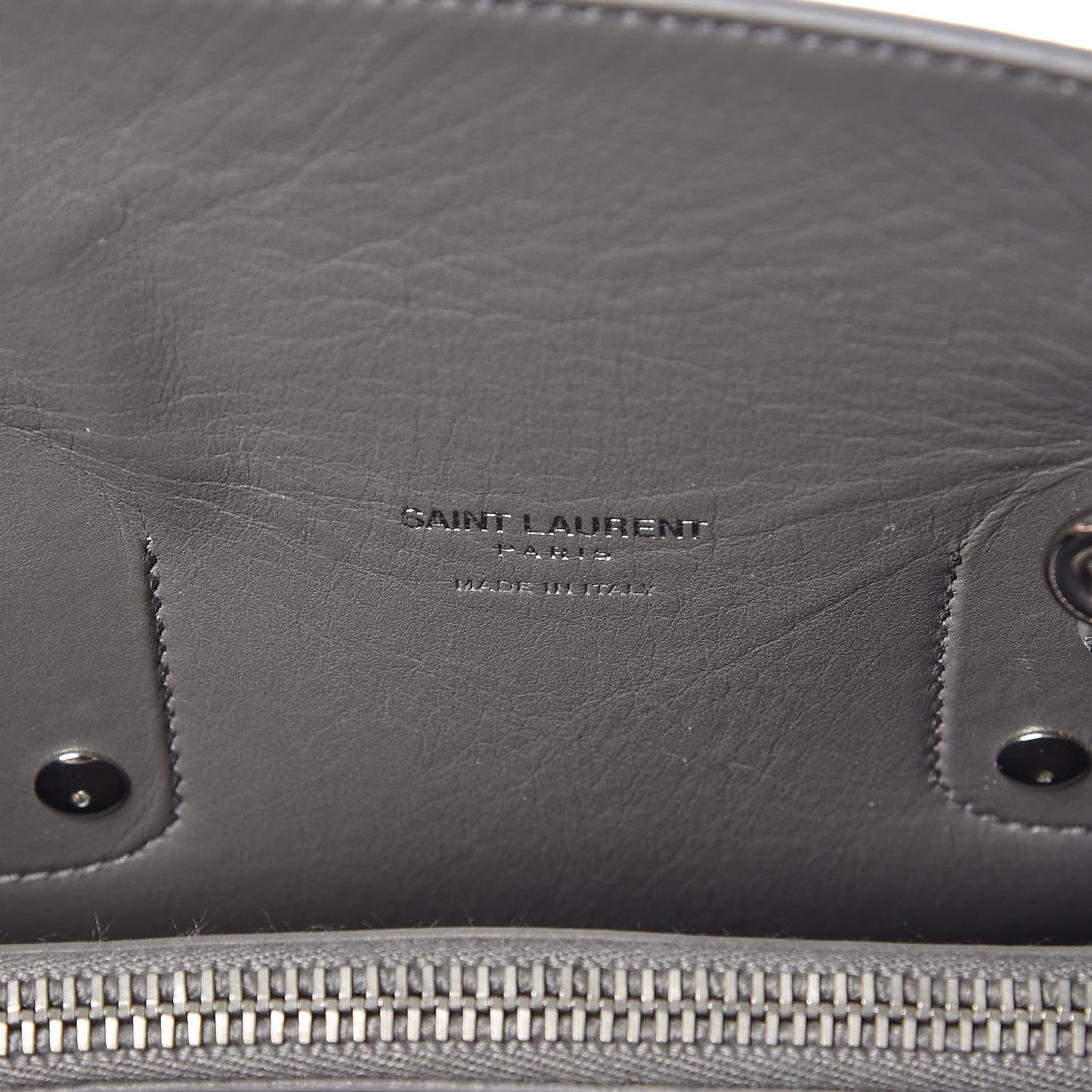 Grained Calfskin Small Sac De Jour Fog