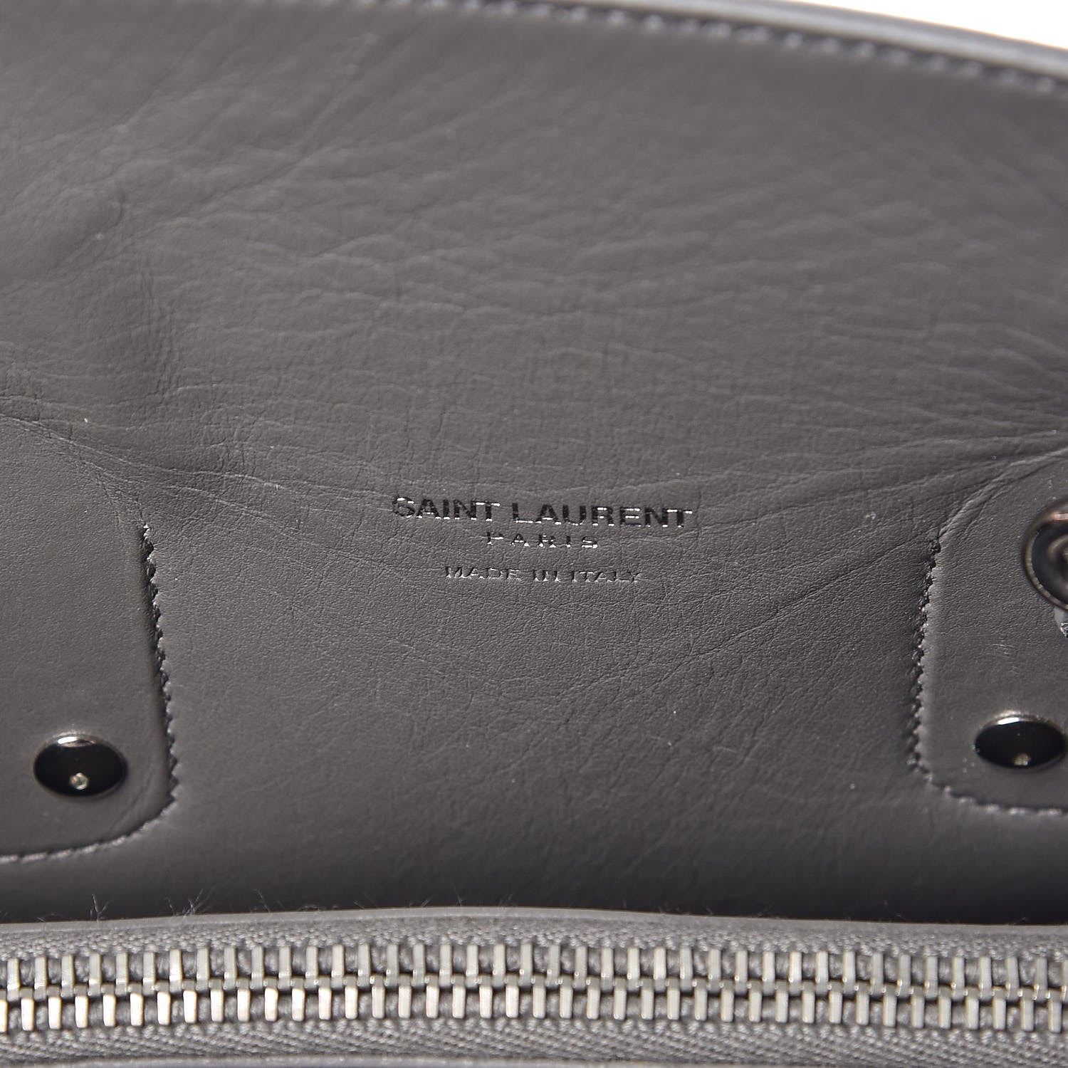 Saint Laurent Grained Calfskin Small Sac De Jour Fog 8 of 32
