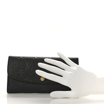 Louis Vuitton Empreinte Emilie Wallet Black Dune 2 of 10
