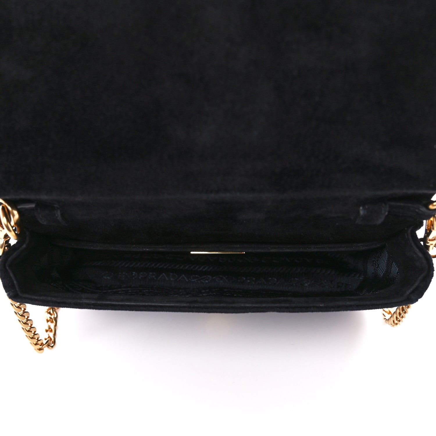 Prada Velvet Cahier Belt Bag Black 5 of 10