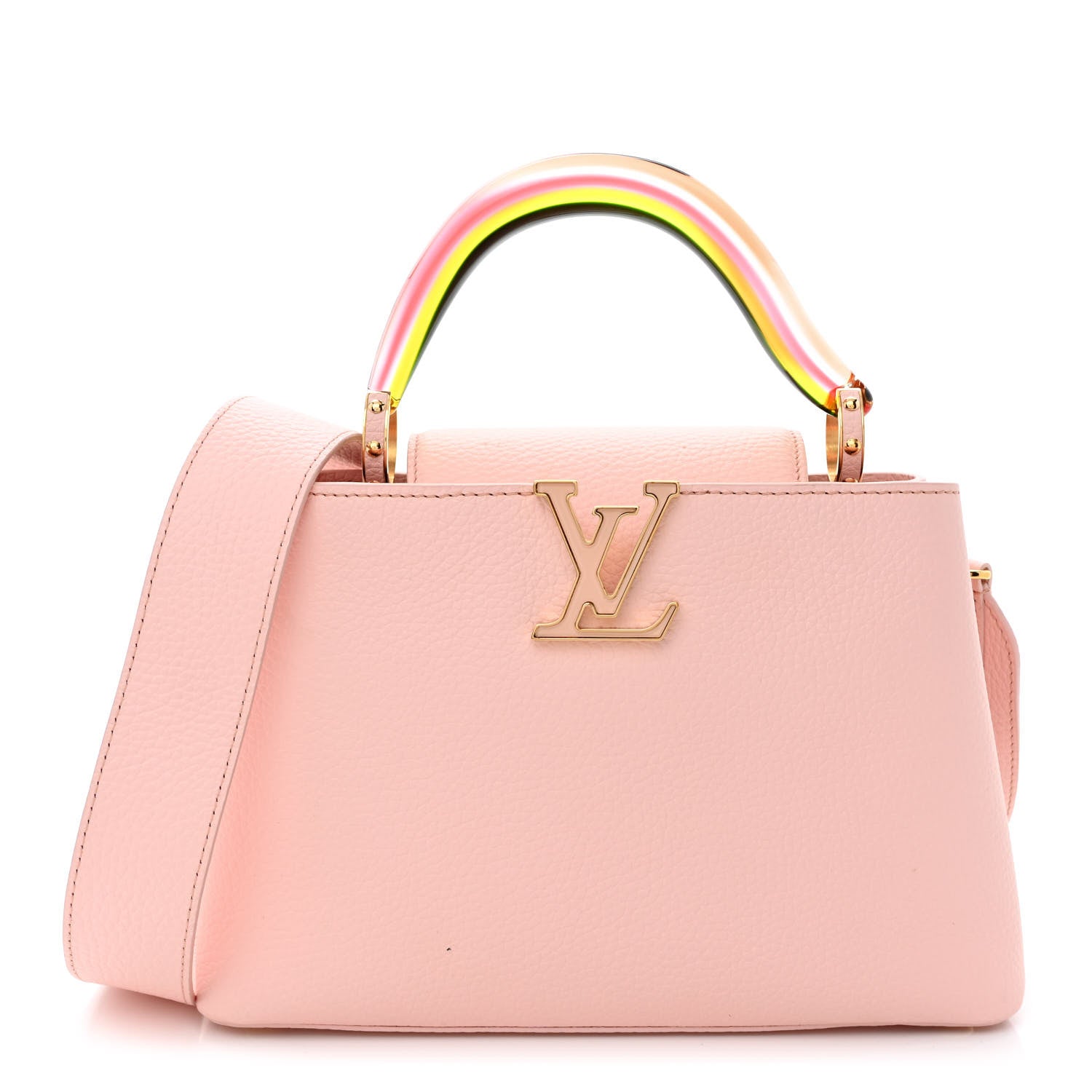 Louis Vuitton Taurillon Resin Murano Capucines BB Rose Jasmin 1 of 12