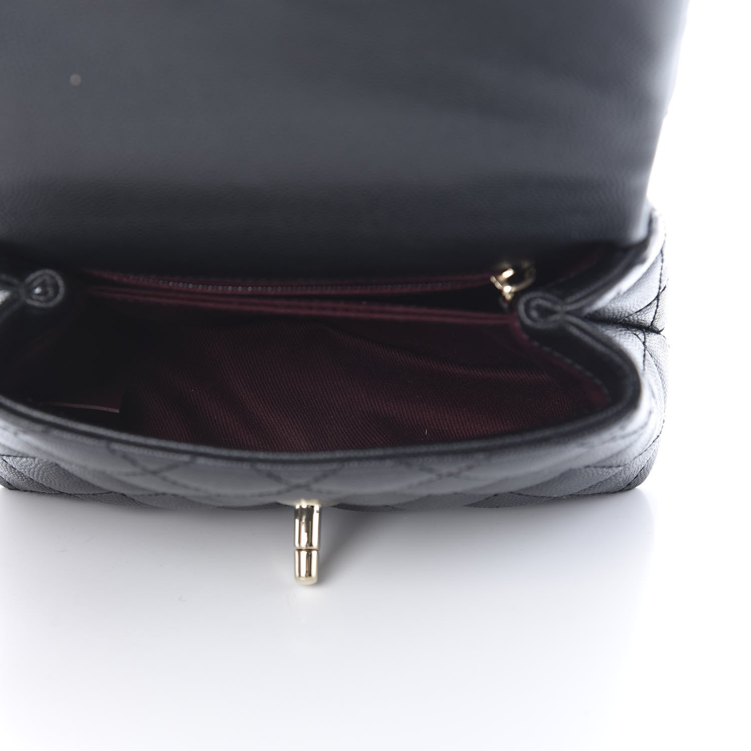 Chanel Caviar Quilted Extra Mini Coco Handle Flap Black 5 of 11