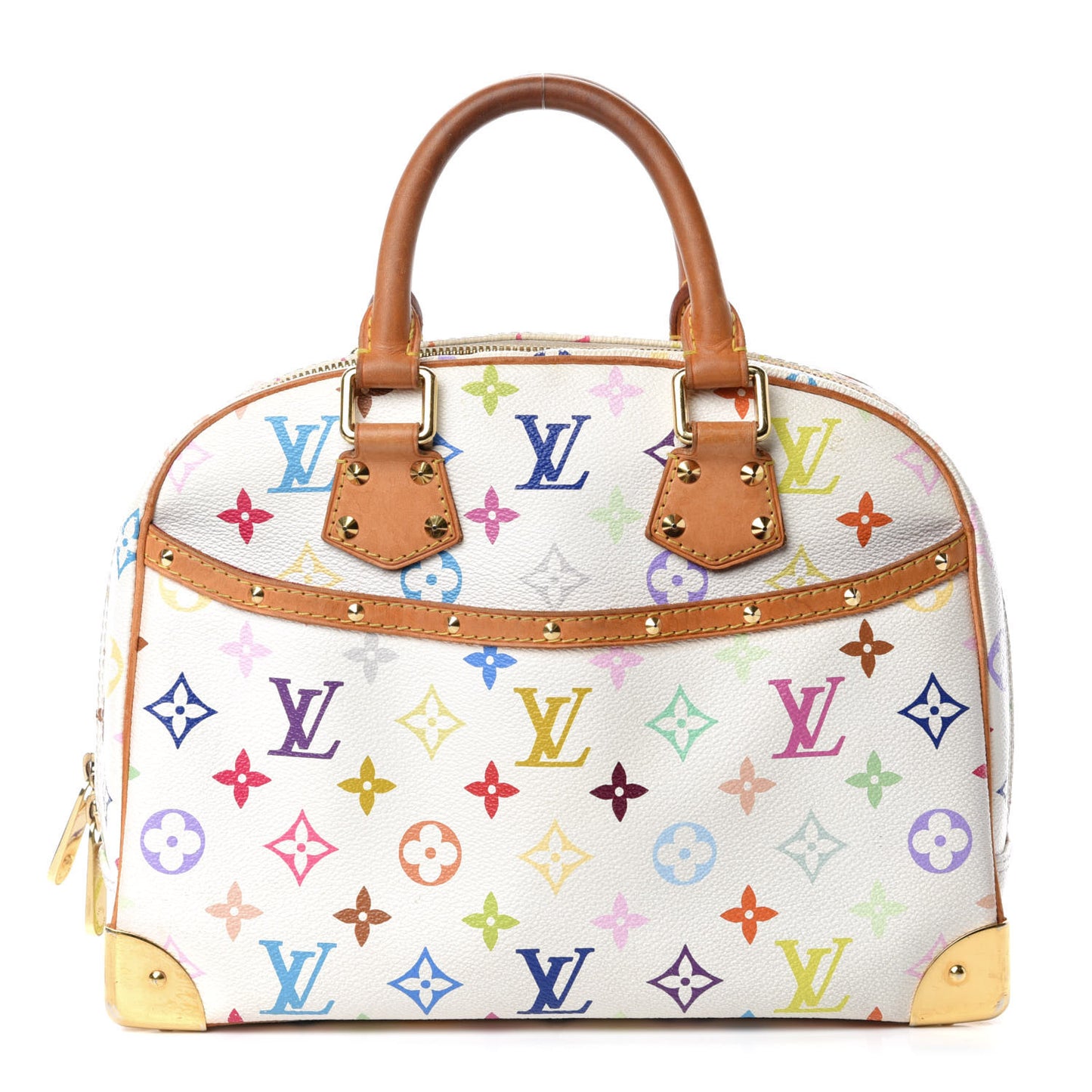 Monogram Multicolor Trouville White