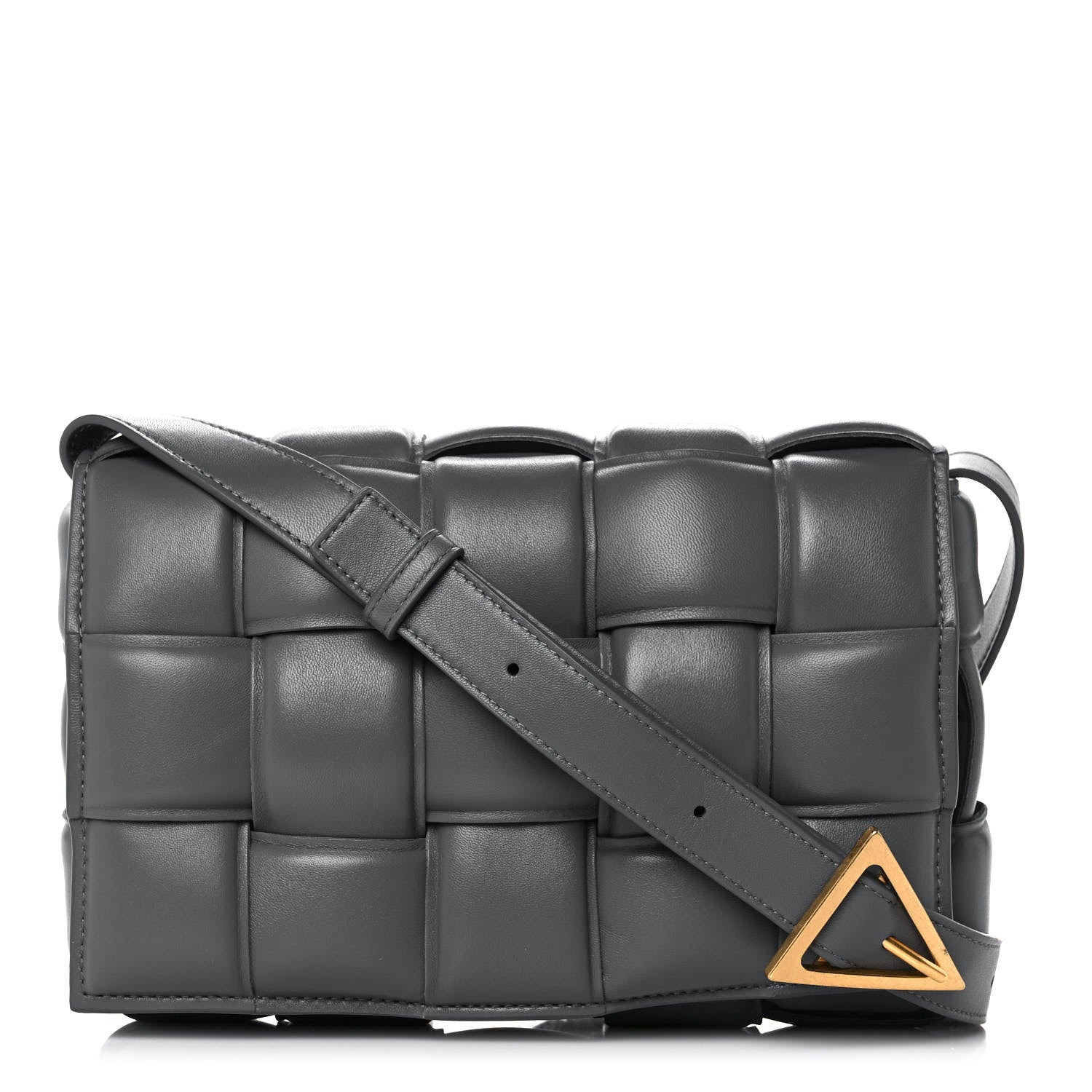 Bottega Veneta Nappa Maxi Intreccio Padded Cassette Crossbody Bag Thunder 1 of 12