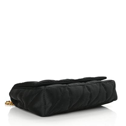 Saint Laurent Satin Patchwork Monogram Medium Jamie Black 3 of 8
