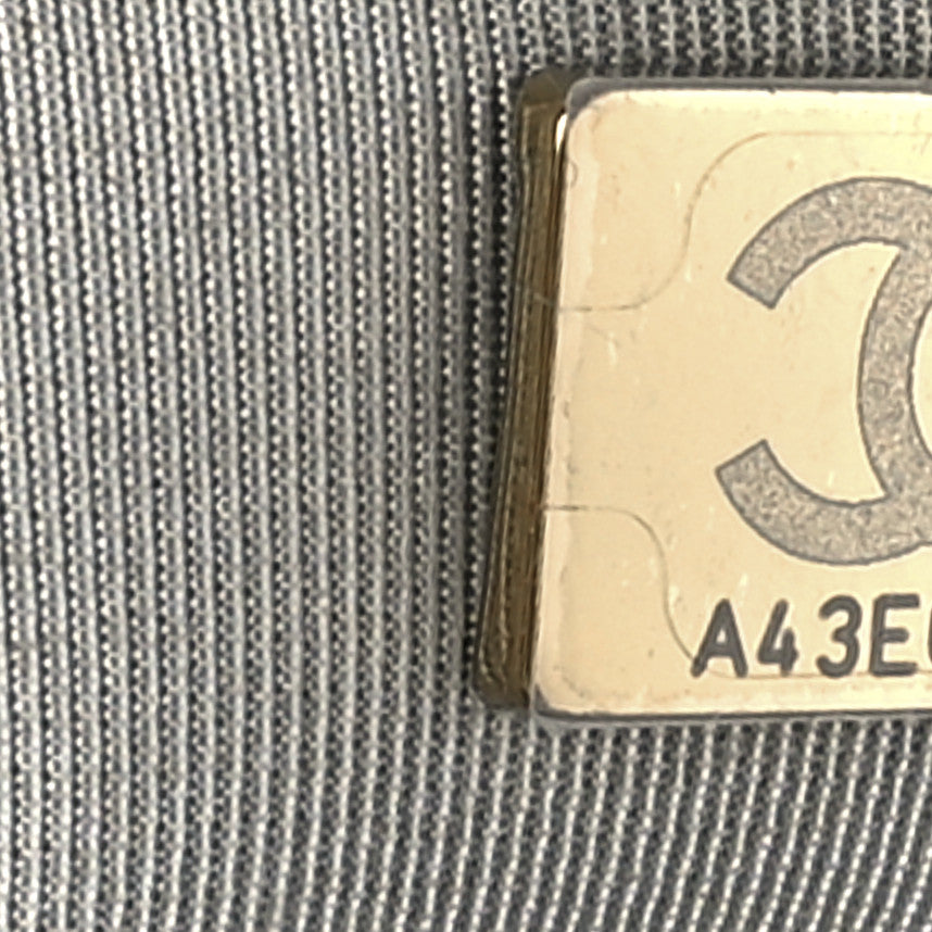 Chanel Tweed Quilted Large Chanel 19 Flap Grey 7 of 12