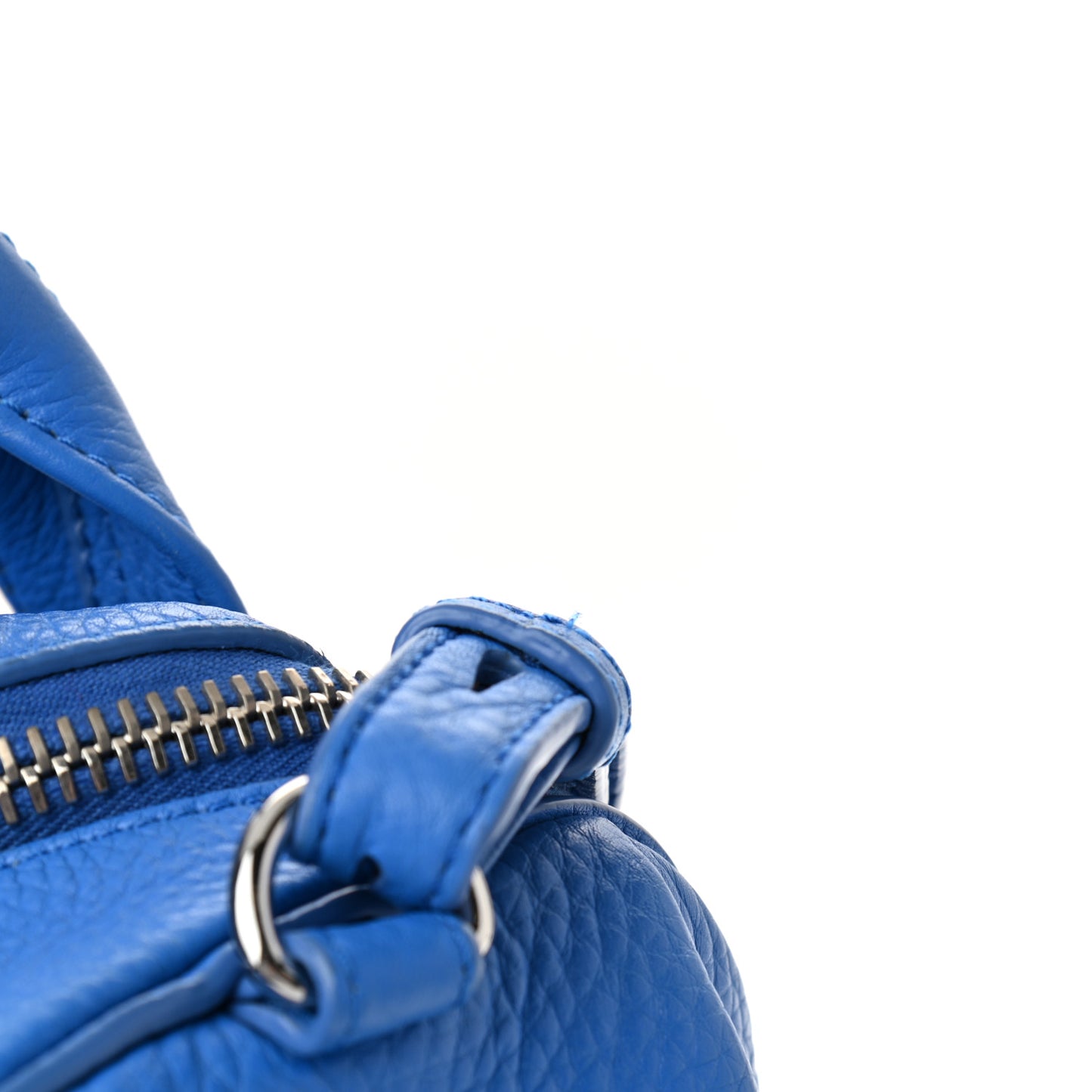 Pebbled Lambskin Rockie Royal Blue