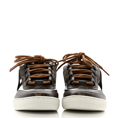 Louis Vuitton Monogram Calfskin Lous Sneakers 35.5 Black 3 of 9