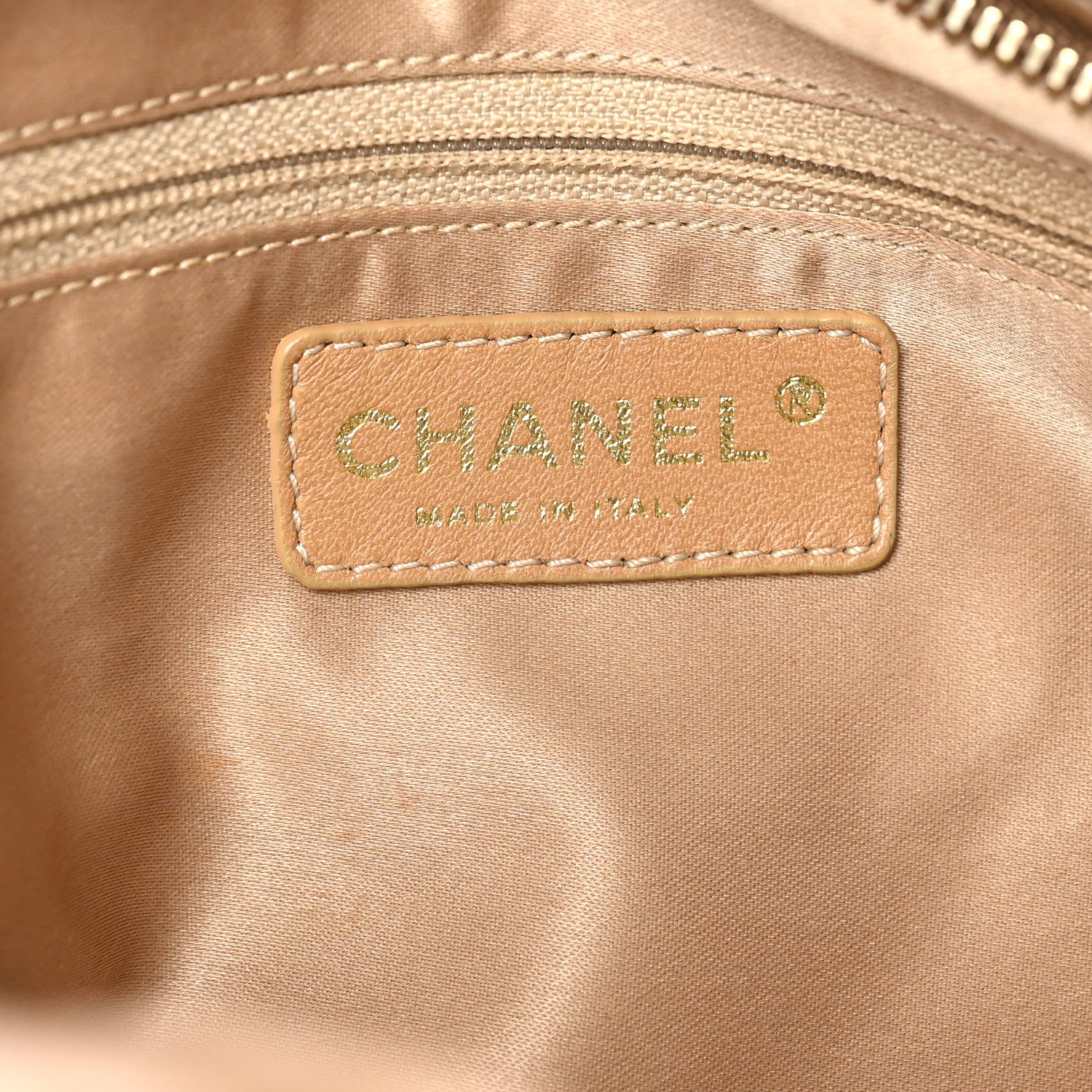 Chanel Lambskin Bubble Quilt Bowler Dark Beige 7 of 10