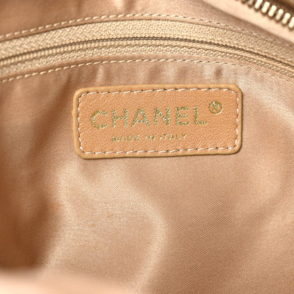 Chanel Lambskin Bubble Quilt Bowler Dark Beige 7 of 10