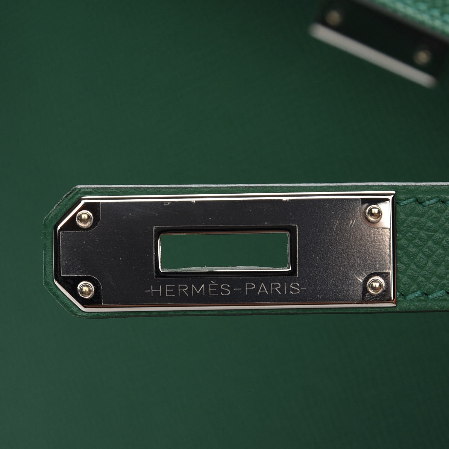 Hermes Epsom Kelly Sellier 32 Vert Vertigo 12 of 29
