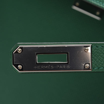 Hermes Epsom Kelly Sellier 32 Vert Vertigo 12 of 29