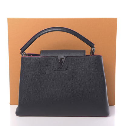 Louis Vuitton Taurillon Capucines MM Cobalt 10 of 10