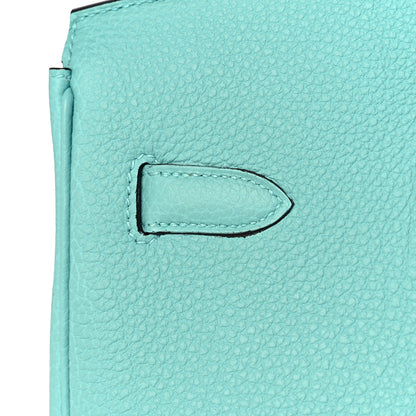 Hermes Togo Birkin 35 Bleu Atoll 13 of 33