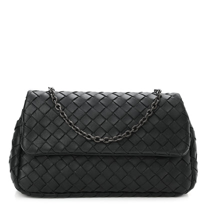 Bottega Veneta Nappa Intrecciato Small Chain Crossbody Black 1 of 7