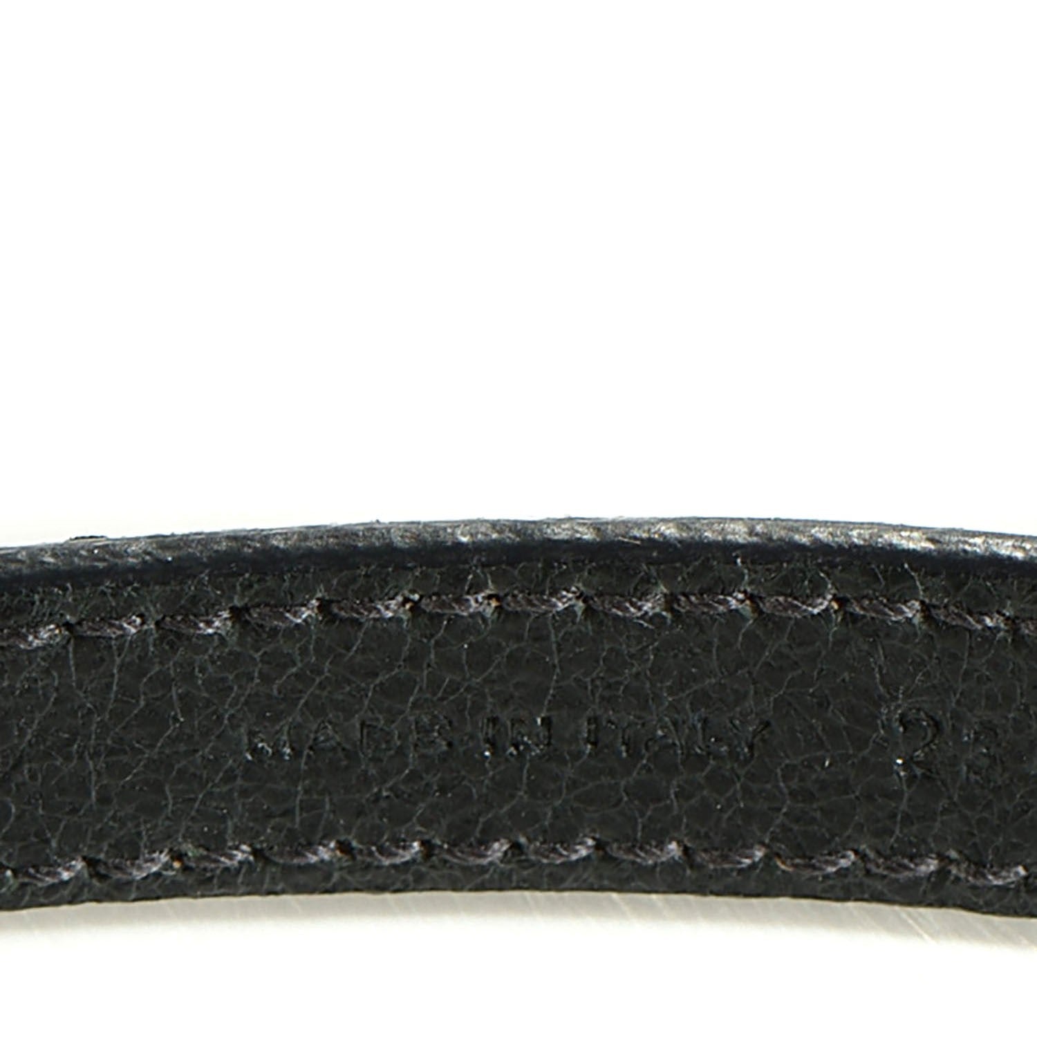 Balenciaga Agneau Arena Classic Hardware Triple Tour Giant 12 Silver Hardware Bracelet Black 6 of 6
