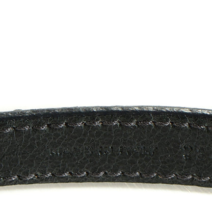 Balenciaga Agneau Arena Classic Hardware Triple Tour Giant 12 Silver Hardware Bracelet Black 6 of 6