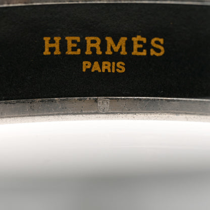 Hermes Enamel Printed Caleche Medium Bracelet 65 White 4 of 7