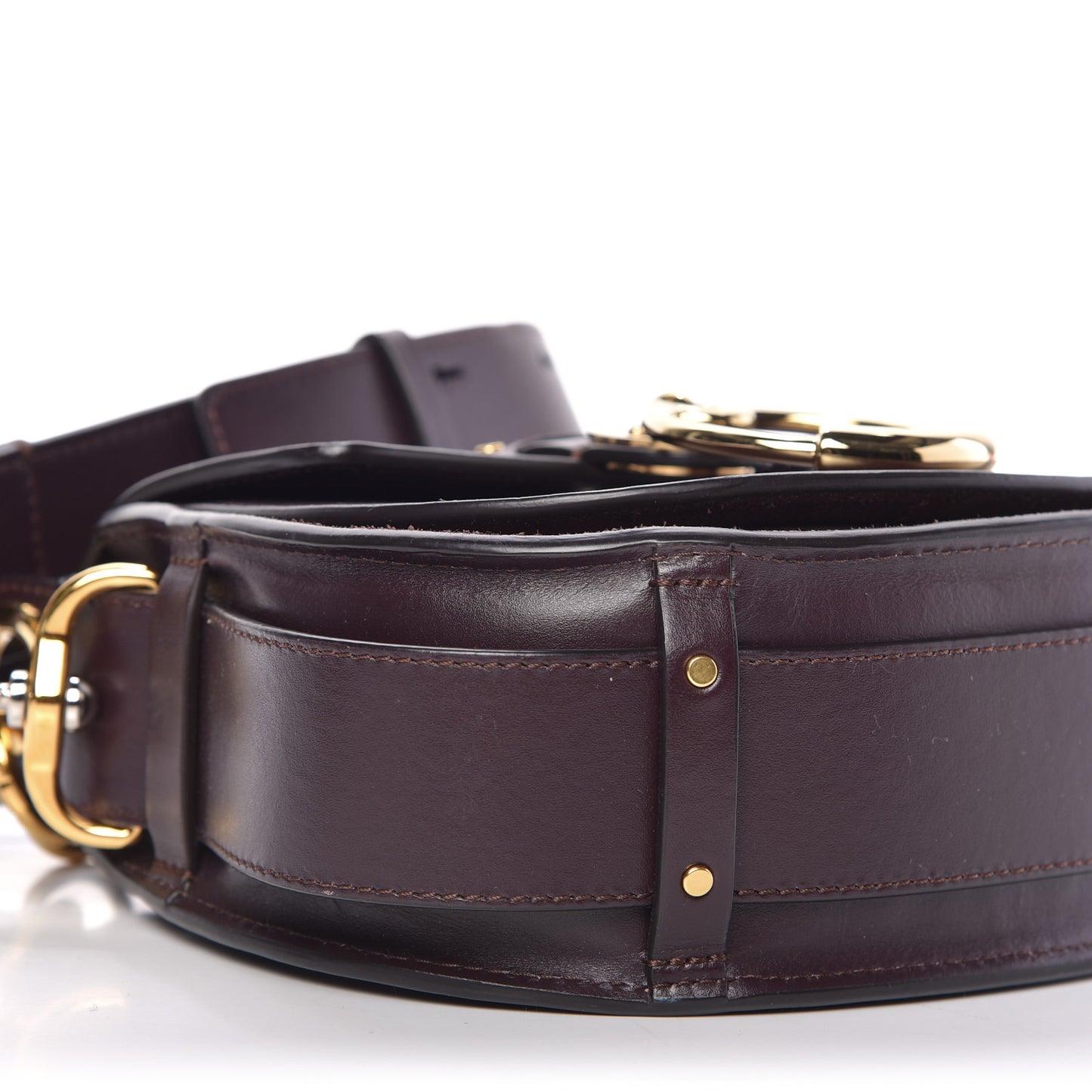 Calfskin Small Tess Bag Black Raisin
