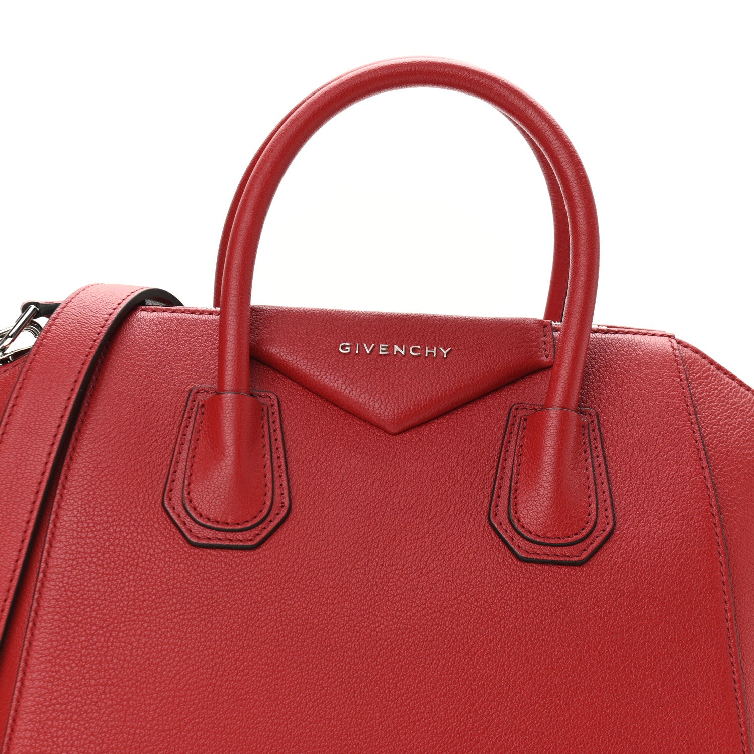 Givenchy Sugar Goatskin Small Antigona Vermillon 8 of 10