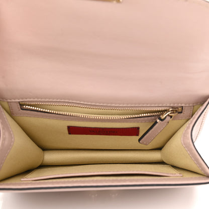 Valentino Garavani Vitello Small Glam Lock Rockstud Flap Poudre 5 of 12