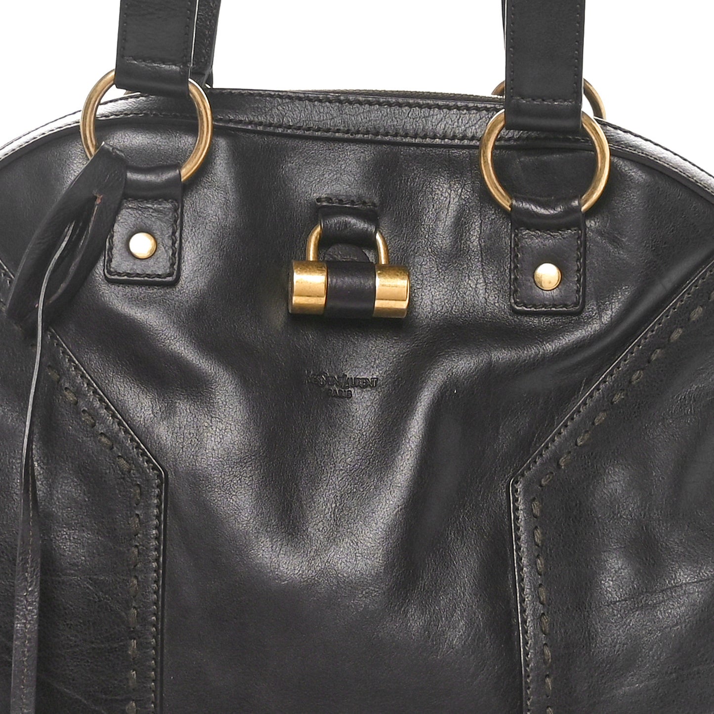 Calfskin Large Muse Dark Brown