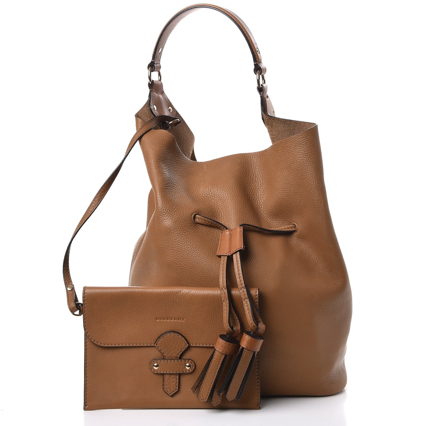Grainy Calfskin Large Ashby Hobo Sand