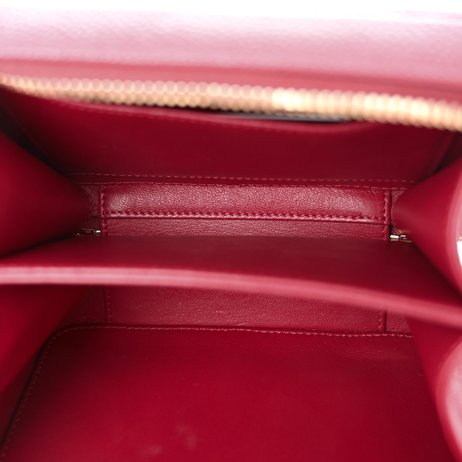 Chanel Caviar Quilted Small CC Filigree Vanity Case Burgundy 5 of 11