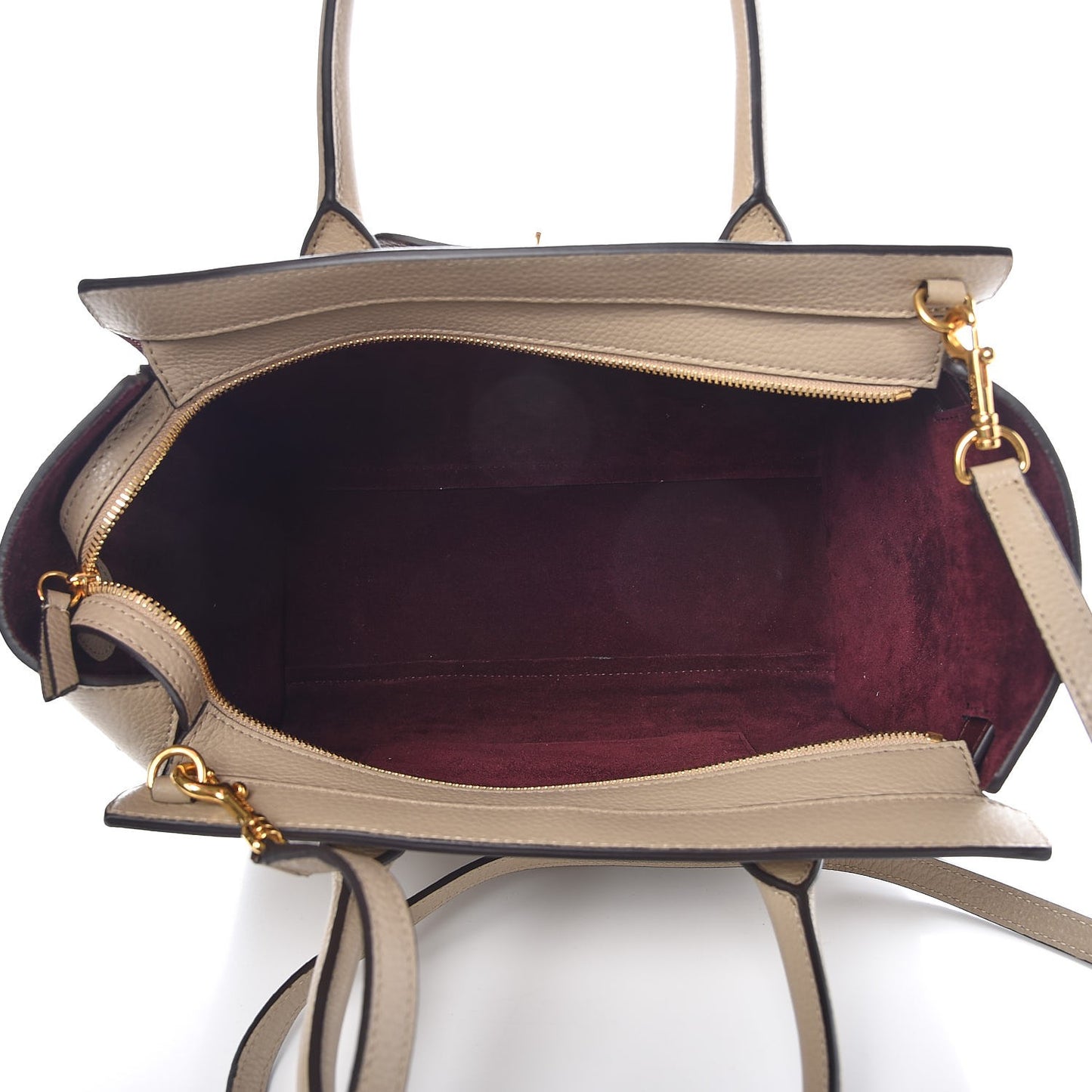 Small Classic Grain Bayswater Zip Tote Dune