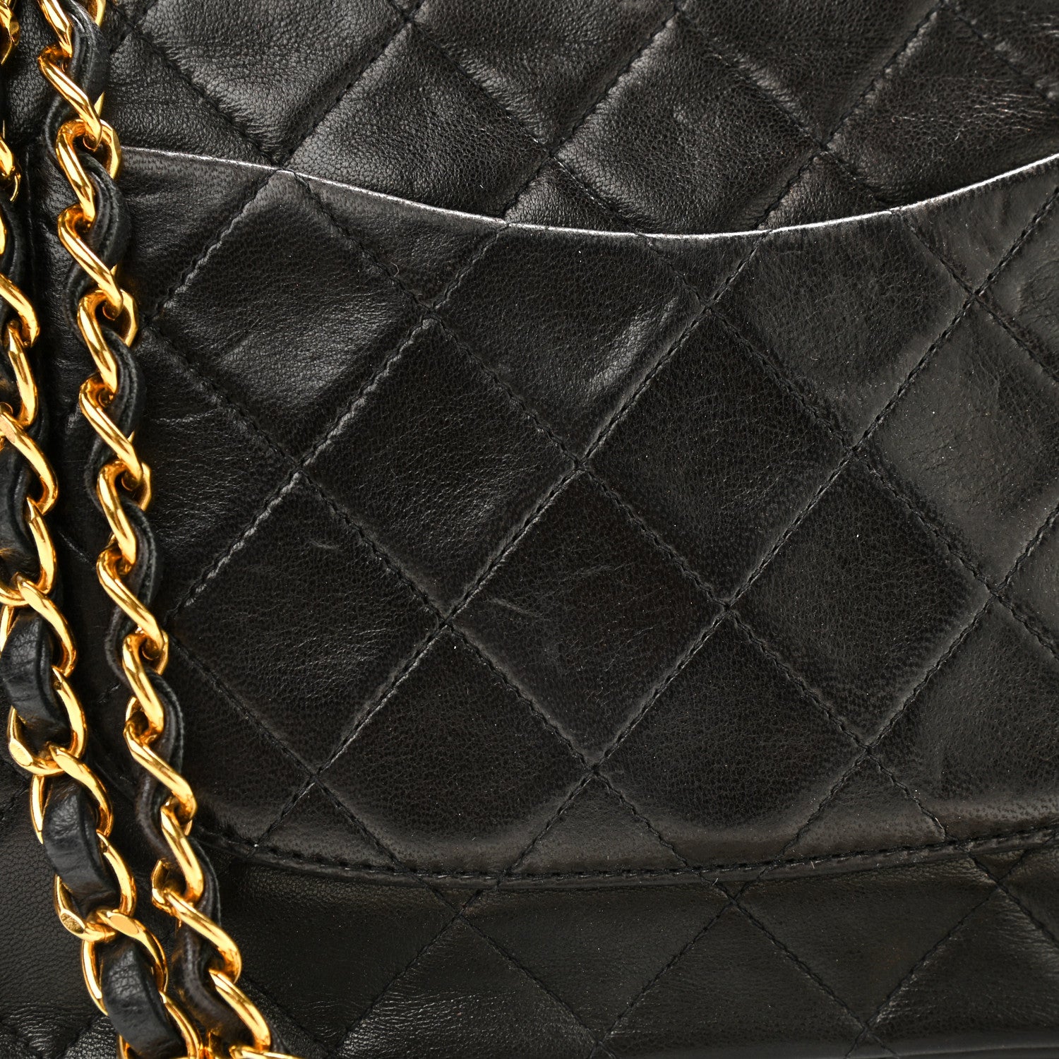 Chanel Lambskin Quilted Medium Double Flap Dark Brown 16 of 16