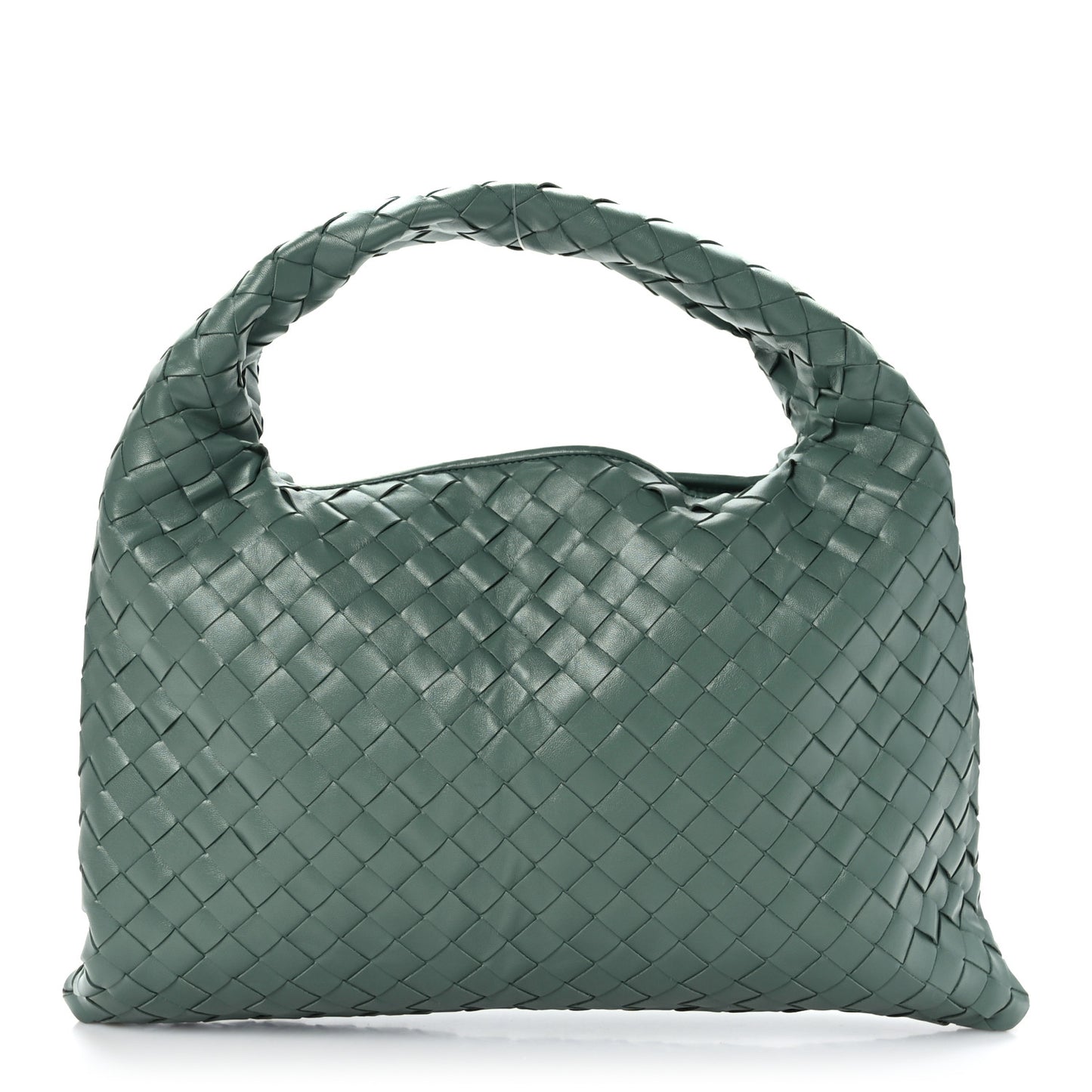 Calfskin Intrecciato Small Hop Aloe