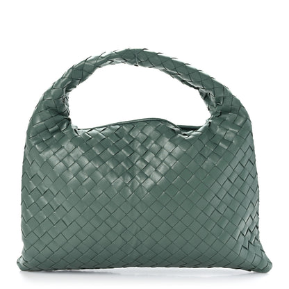 Bottega Veneta Calfskin Intrecciato Small Hop Aloe 1 of 8