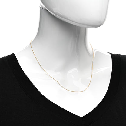 Tiffany 18K Yellow Gold Chain Necklace 18" 2 of 4