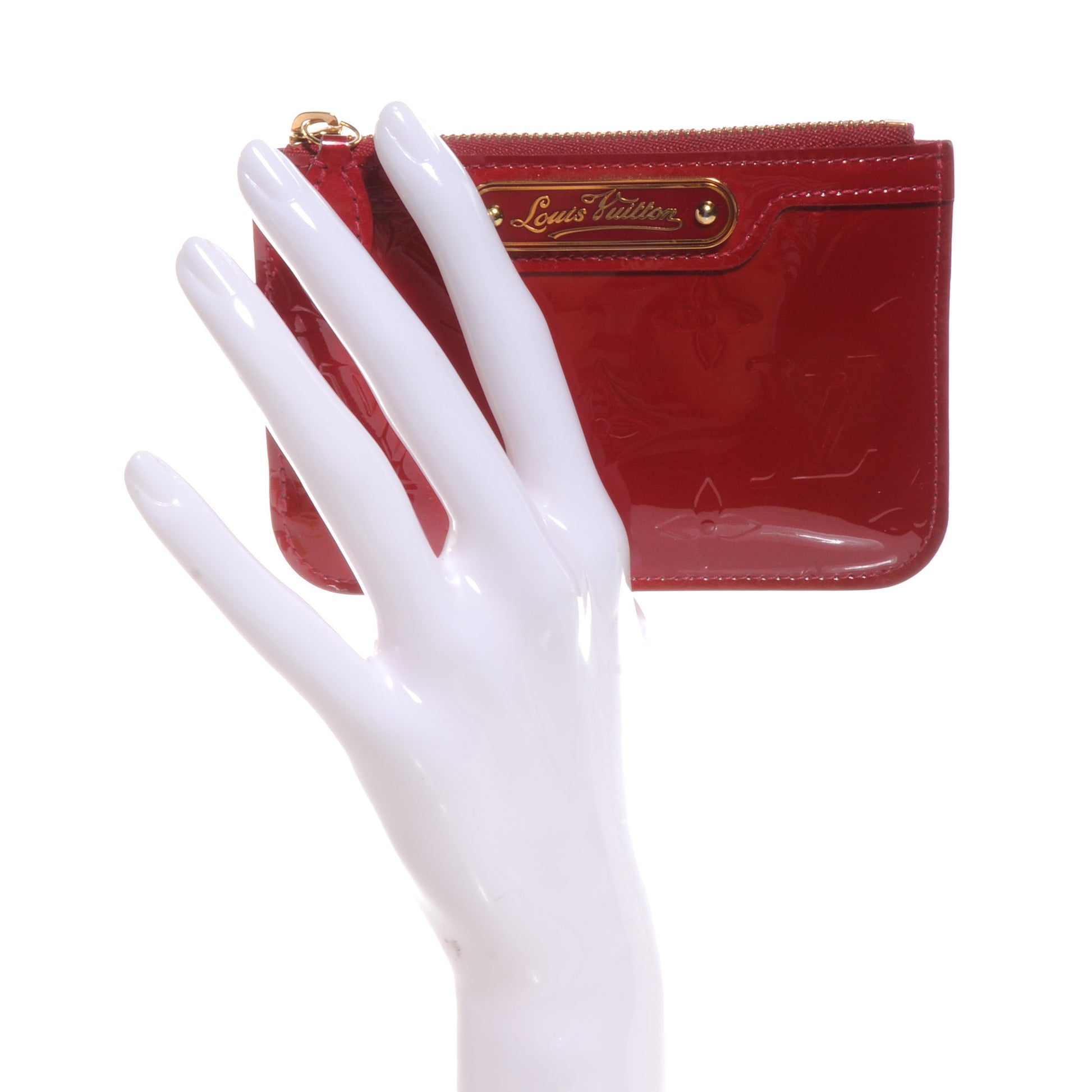 Louis Vuitton Vernis Key Pouch Pomme D'Amour 2 of 7
