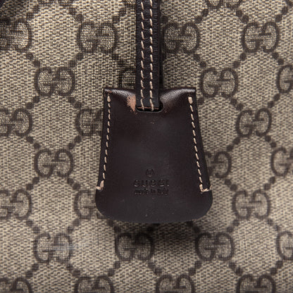 Gucci GG Plus Monogram Large Carry On Duffle Bag Brown 16 of 23