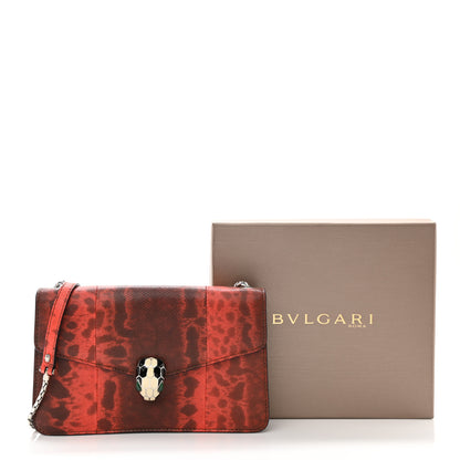 Bulgari Karung Serpenti Forever Small Shoulder Bag Red 12 of 12