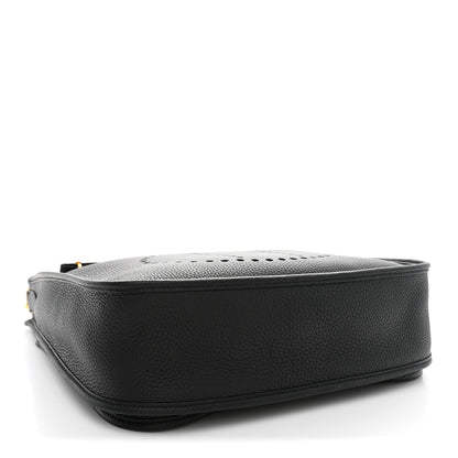 Hermes Taurillon Clemence Evelyne III GM Black 4 of 10